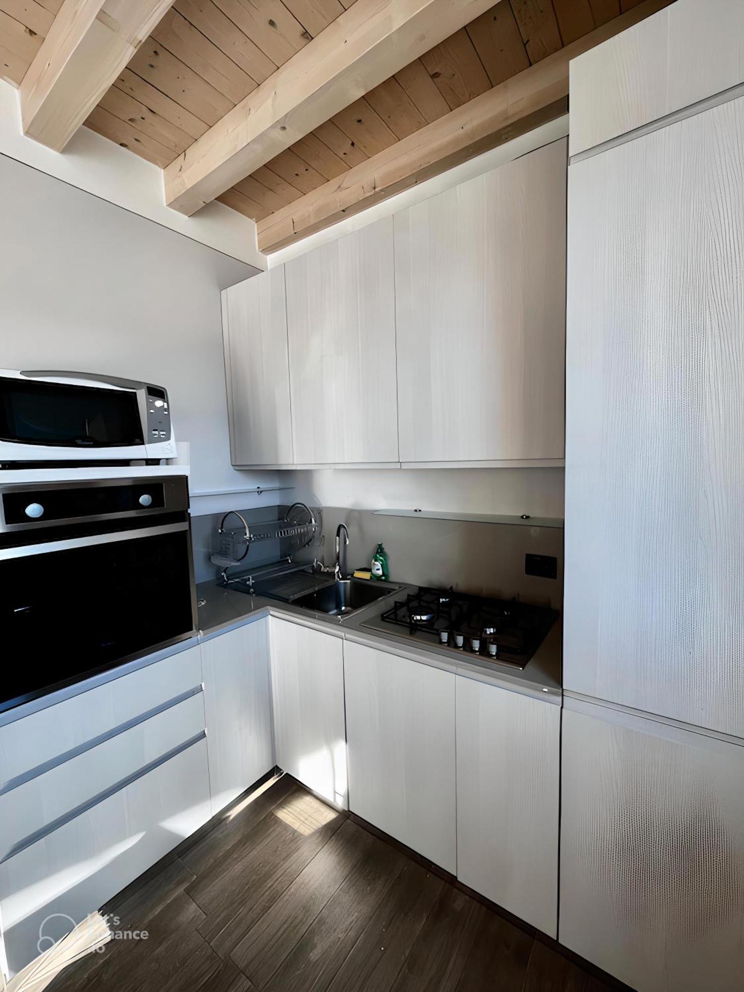 Appartamento Grande Terrazza Vista Lago Parzanica Exterior foto